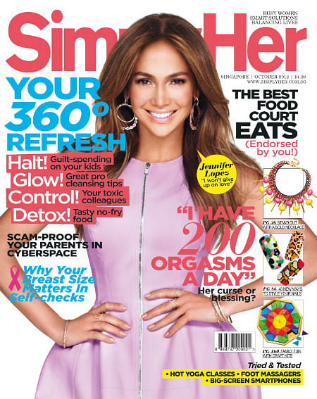 SimplyHer October 2012, Singapore women's magazine